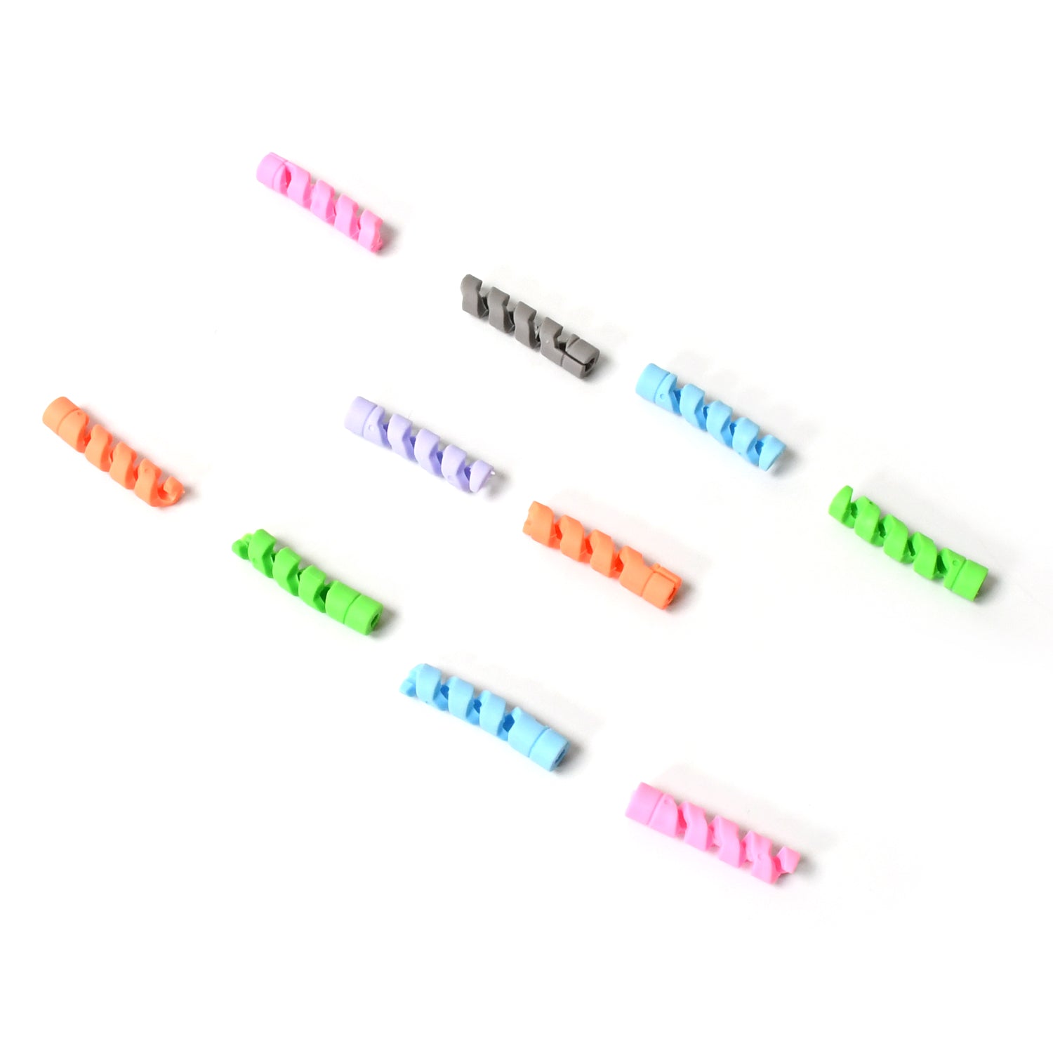 12722 Spiral Charger Cable Protector Data Cable Saver Charging Cords Protective for All Universal Earphone & Cable Cover (Pack of 10) 12722 Spiral Charger Cable Protector Data Cable Saver Charging Cords Protective for All Universal Earphone & Cable Cover (Pack of 10)